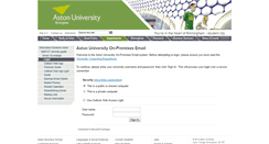Desktop Screenshot of mail.aston.ac.uk