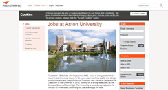Desktop Screenshot of jobs.aston.ac.uk
