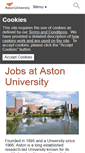 Mobile Screenshot of jobs.aston.ac.uk