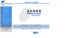 Desktop Screenshot of corpus.aston.ac.uk